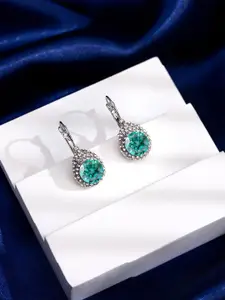 Yellow Chimes Blue Contemporary Drop Earrings