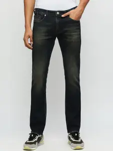 Pepe Jeans Men Blue Slim Fit Low Distress Light Fade Stretchable Jeans