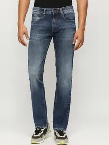 Pepe Jeans Men Blue Slim Fit Low Distress Light Fade Stretchable Jeans