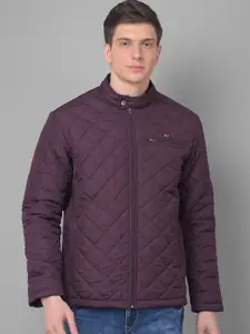Canary London Men Burgundy Quilted Jacket