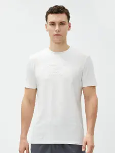 Koton Men Typography Applique T-shirt