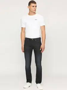 Pepe Jeans Men Slim Fit Clean Look Heavy Fade Stretchable Jeans