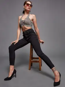 Miss Chase Women Skinny Fit High-Rise Clean Look Stretchable Jeans