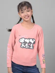 Crimsoune Club Girls Snoopy Printed Pullover