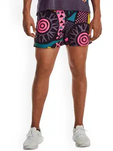 UNDER ARMOUR Men Run In Peace Printed Slim-Fit Sports Shorts