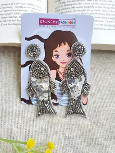 Crunchy Fashion Oh My Fish Quirky Drop Earrings