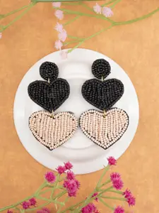 Crunchy Fashion Heart Shaped Drop Earrings