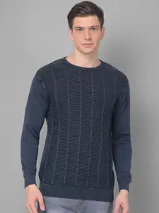 COBB Self Design Round Neck Acrylic Pullover