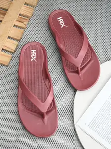 HRX by Hrithik Roshan Women Textured Thong Flip-Flops