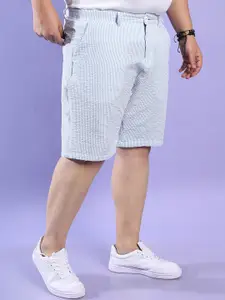 Instafab Plus Size Men Self Designed Cotton Shorts