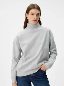 Koton High Neck Pullover Sweatshirt
