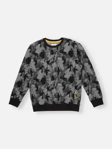 Pepe Jeans Boys Abstract Printed Pullover Sweatshirt