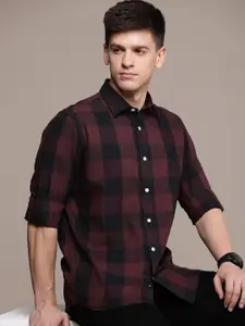 Nautica Pure Cotton Classic Fit Checked Casual Shirt