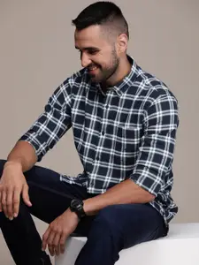 Nautica Pure Cotton Classic Checked Casual Shirt