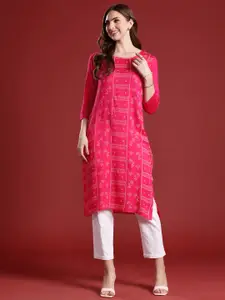 Anouk Women Ethnic Motifs Printed Straight Kurta