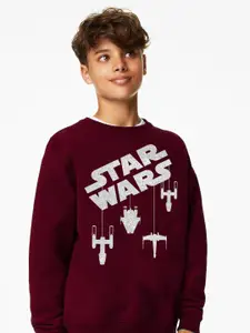 KINSEY Boys Marvel Star Wars Printed Fleece Sweatshirt