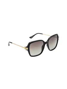 OPIUM Women Polarised and UV Protected Lens Butterfly Sunglasses