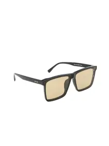 OPIUM Men Wayfarer Sunglasses with Polarised and UV Protected Lens OP-10141-C03-Black