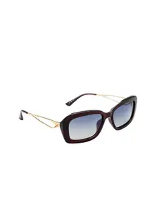 OPIUM Women Cateye Sunglasses with Polarised and UV Protected Lens OP-10178-C04-54