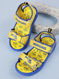 Kids Ville Boys Minions Printed Sports Sandals