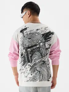 The Souled Store Star Wars Boba Fett Graphic Printed Pullover