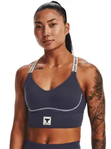 UNDER ARMOUR UA Project Rock Infinity Lightly Padded Mid Sports Workout Bra