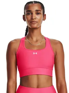 UNDER ARMOUR UA Crossback Solid Full Coverage Lightly Padded Sports Bra