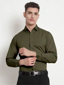 Beyoung Spread Collar Opaque Cotton Formal Shirt