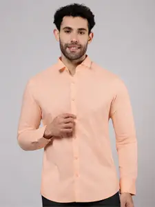 Beyoung Spread Collar Opaque Cotton Formal Shirt