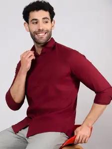 Beyoung Spread Collar Cotton Formal Shirt