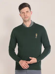 U.S. Polo Assn. Round Neck Cotton Pullover