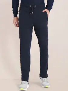 U.S. Polo Assn. Men Slim-Fit Mid-Rise Brand Tape Track Pants