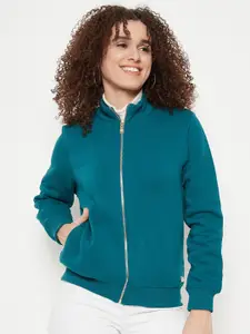 Madame Cotton Front-Open Sweatshirt