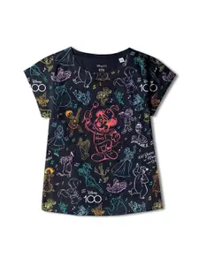 Wear Your Mind Girls Disney Printed Tshirts