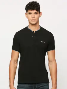 Pepe Jeans Short Sleeves Henley Neck T-shirt