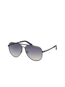 GUESS Men Aviator Sunglasses With UV Protected Lens GUS0005902W62SG