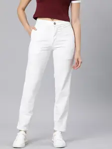 ADBUCKS Straight Fit High-Rise Stretchable Jeans
