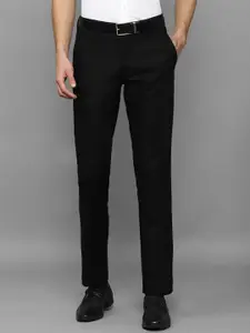 Louis Philippe Men Slim Fit Mid-Rise Plain Formal Trousers