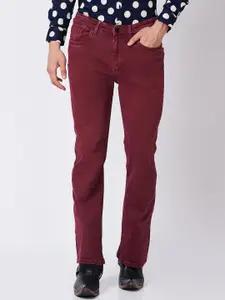mode de base Men Slim Fit Low-Rise Cotton Bootcut Jeans