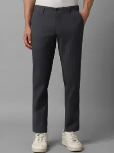 Louis Philippe Sport Men Slim Fit Mid-Rise Flat Front Regular Trousers