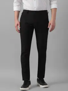 Louis Philippe Sport Men Black Slim Fit Trousers