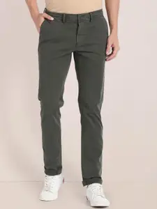 U.S. Polo Assn. Men Mid-Rise Chinos Trousers