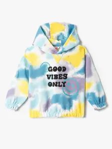 Koton Boys Abstract Printed Hooded Cotton Pullover