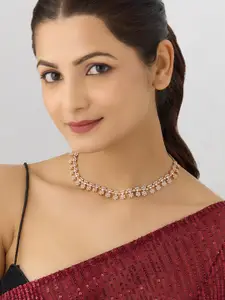 Kushal's Fashion Jewellery Gold-Plated Necklace