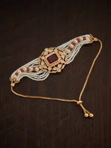 Kushal's Fashion Jewellery Kundan Wraparound Bracelet