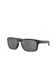 OAKLEY Men Square Sunglasses with UV Protected Lens