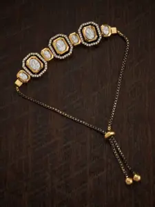 Kushal's Fashion Jewellery Kundan Wraparound Bracelet