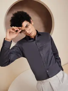 DENNISON Smart Spread Collar Pure Cotton Formal Shirt
