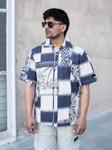 UNRL Pure Cotton Printed Casual Shirt