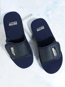 DOCTOR EXTRA SOFT Men Textured Orthopedic Non-Slip Sliders